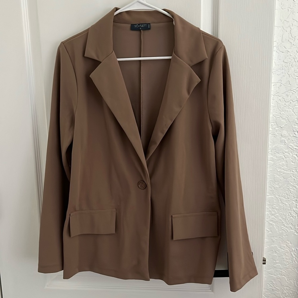 3/$15 Scarlett Tan Blazer